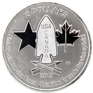 2015 Canada 1/2oz Silver Devil's Brigade Coin