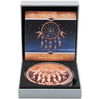 2025 $1 Mesa Grande Sovereign Nation 5oz Copper Dreamcatcher Prooflike Coin OGP