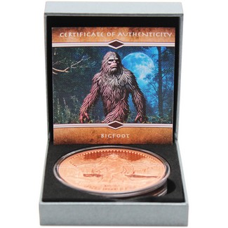 2025 $1 Mesa Grande Sovereign Nation 5oz Copper Bigfoot Prooflike Coin OGP