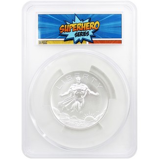 2025 DC Comics Superman 2.5oz Silver Medal PCGS MS70 FDI Superhero Series Label