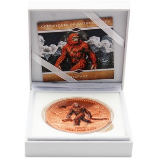 2025 $1 Mesa Grande Sovereign Nation 5oz Colorized Copper Bigfoot