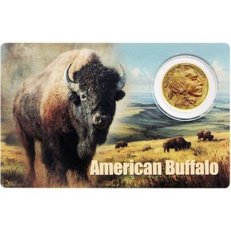 2026 $30 Liberia 1/200th oz Gold American Buffalo Coin in Card