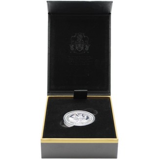2025 £1 Proof St. Helena 1oz Gilded Silver Midnight Ride of Paul Revere Coin OGP