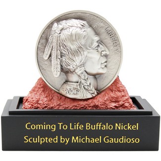 2026 5c Oglala Lakota Sioux Nation Beyond Relief 5oz Silver Buffalo Nickel OGP