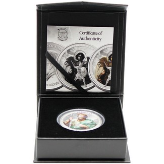 2026 5 Cedis Proof 'The Patron Saints' 1oz Colorized Silver St. Jude Coin
