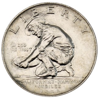 1925 California Commem Half Dollar BU