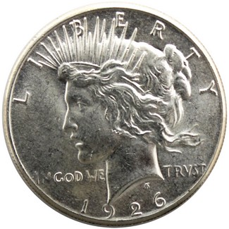 1926 P Peace Dollar Brilliant Uncirculated