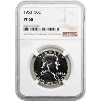 1963 Proof Franklin Half Dollar NGC PF-68