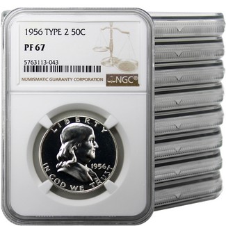 The Last Proof Franklin Half Dollars NGC PF-67