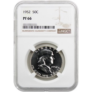 1952 Proof Franklin Half Dollar NGC PF-66