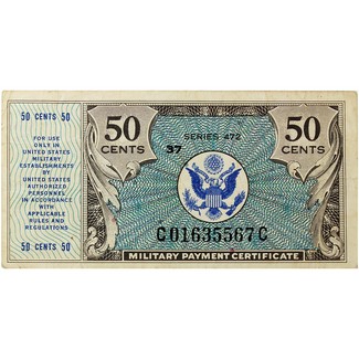 Series 472 Fifty Cent Military Payment Certificate