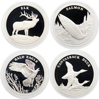 2003 United States Mint National Wildlife Refuge System Centennial Medal Set