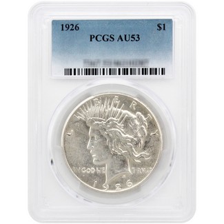 1926 Peace Dollar PCGS AU-53