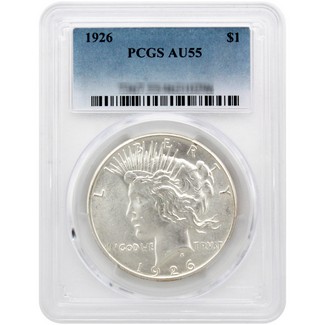 1926 Peace Dollar PCGS AU-55