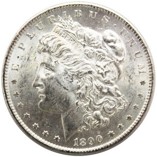 1890 S Morgan Dollar Brilliant Uncirculated Condition