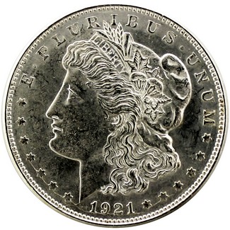1921 D Morgan Dollar AU/BU
