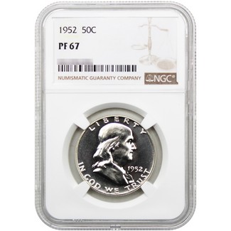 1952 Proof Franklin Half Dollar NGC PF67