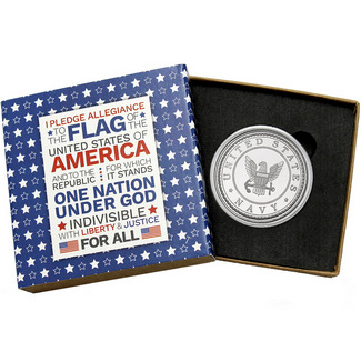 US Navy 1oz .999 Silver Medallion in Gift Box