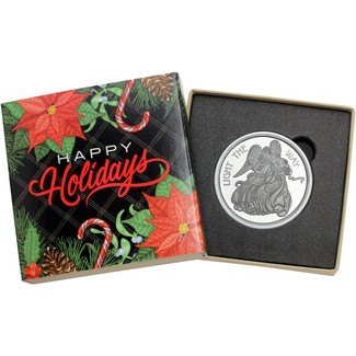 2022 Angel Light the Way 1oz .999 Silver Medallion in Gift Box
