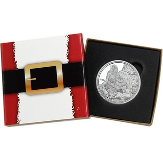 2025 Storytime with Santa 1oz .999 Silver Medallion in Gift Box