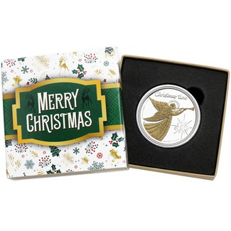 2025 Joy Angel 1oz .999 Silver Medallion Enameled in Gift Box