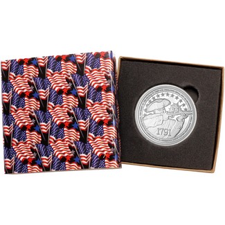 2nd Amendment 1oz .999 Silver Medallion in Gift Box