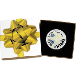 2026 Let Us Rejoice the King is Born 1oz .999 Silver Medallion Enameled in Gift Box
