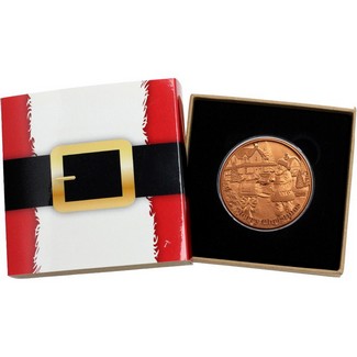 2026 Santa Claus Mailbox Letters 1oz Copper Medallion in Gift Box