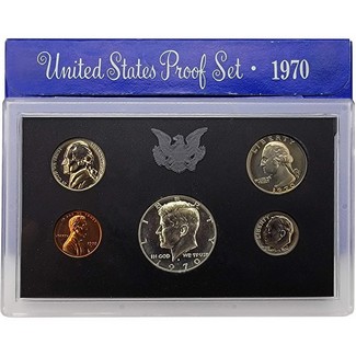 1970 Small Date Proof Set OGP