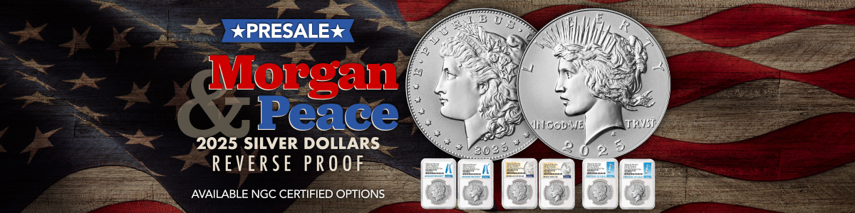 2025 Reverse Proof Morgan and Peace Dollar Sets PRESALE