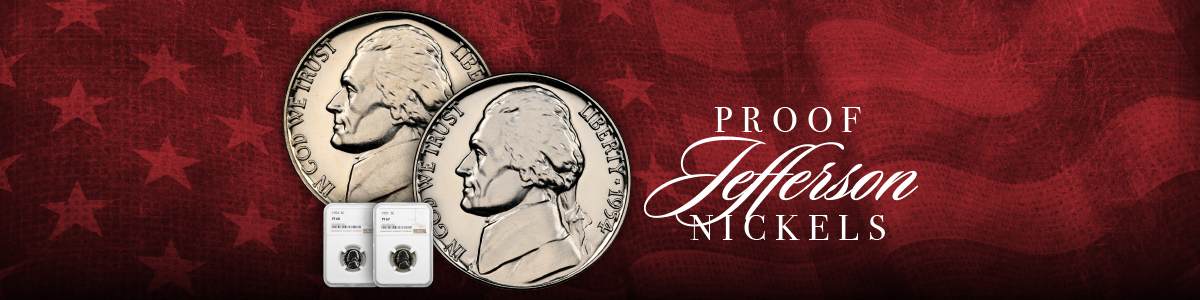 Proof Jefferson Nickels