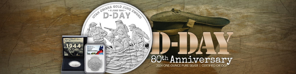 2024 80th Ann D-Day Silver Coin