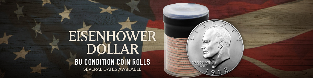 Eisenhower Dollar BU Rolls