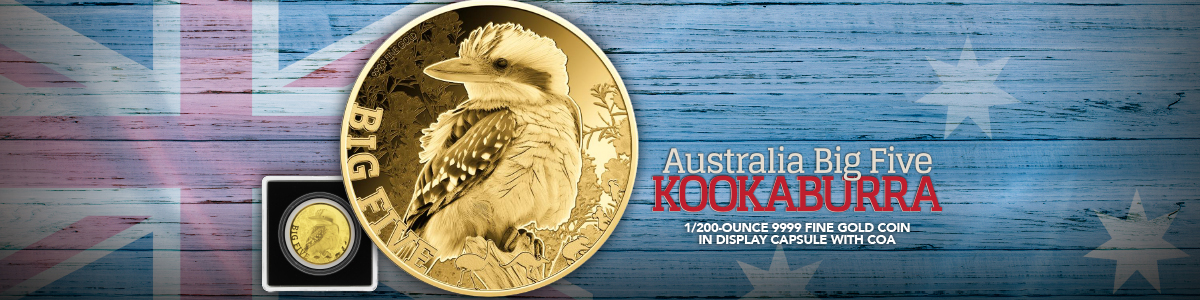 Chad 1/200oz Gold Australia Kookaburra Coin