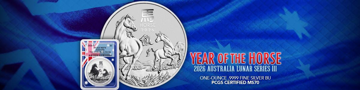 2026 1oz Silver Year of the Horse PCGS MS70