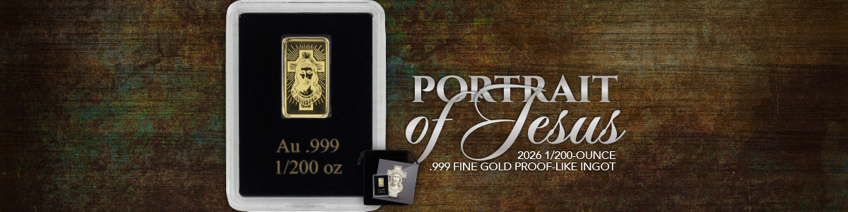2026 1/200oz Gold Jesus Ingot
