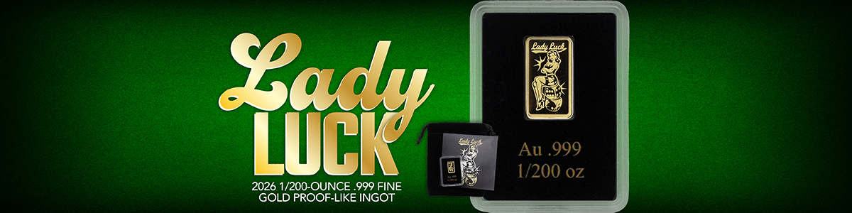 2026 1/200oz PL Gold Lady Luck