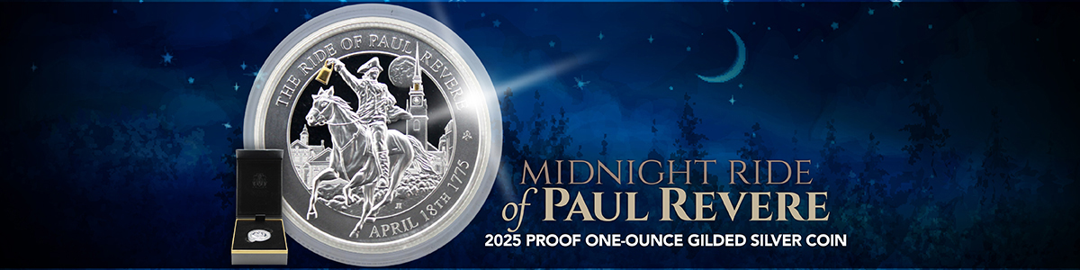 2025 1oz Silver Midnight Ride Paul Revere