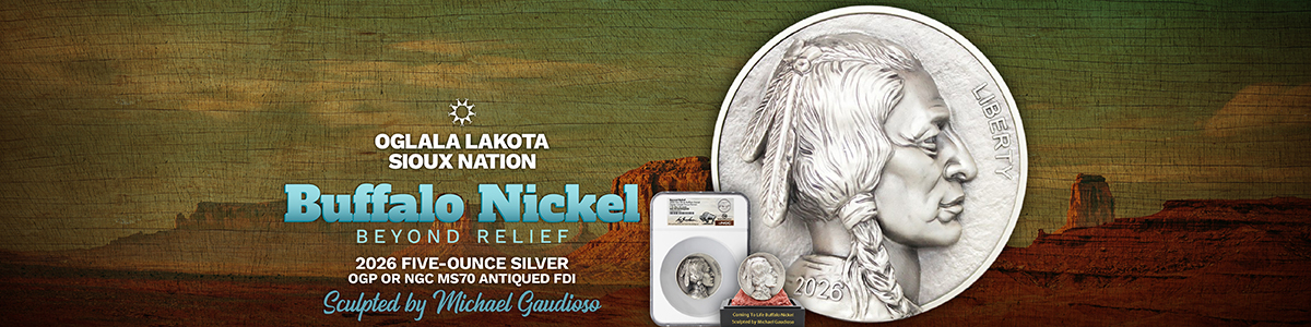2026 5oz Silver Buffalo Nickel Beyond Relief