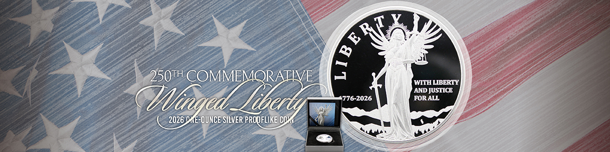 2026 NIUE 1oz 250th Commem Winged Liberty