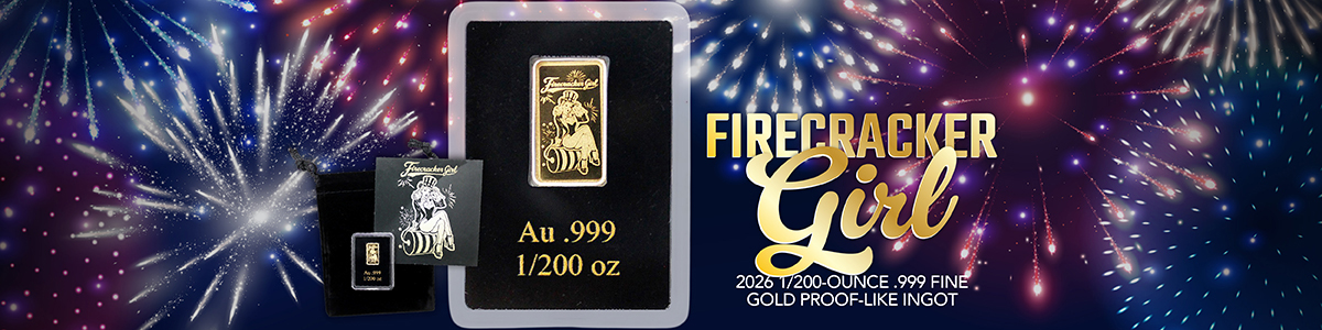 2026 1/200oz Gold Firecracker Girl Coin