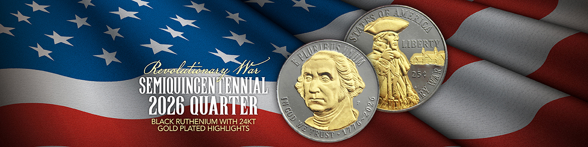 2026 Revolutionary War Qtr Black Ruthenium