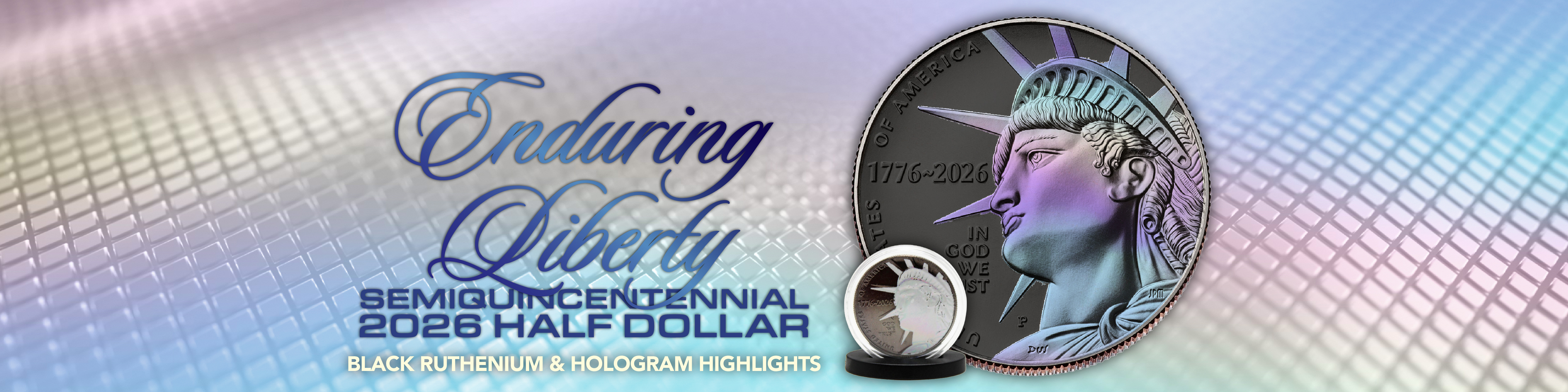 2026 Half Dollar Black Ruthenium and Holonights