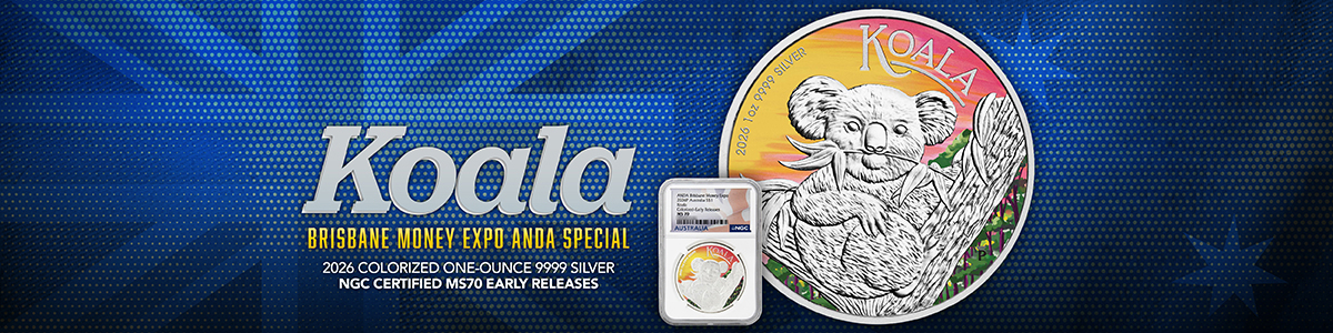 2026 1oz Colorized Koala Brisbane Money Expo