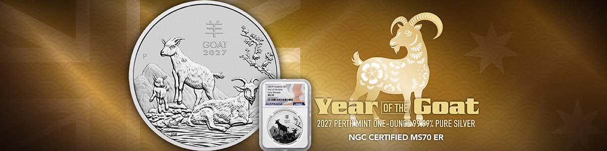 2027 1oz Silver Year of the Goat