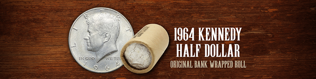 1964 Banked Wrapped JFK Roll